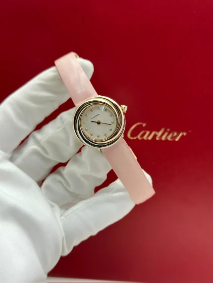 Cartier-Trinity-Ladies-Watch-WG200246-18k-Yellow-Rose-White-Gold-Dial-Diamonds-Quartz