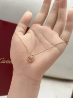 Cartier-Twisted-Heart-Ladies-Necklace-Hand