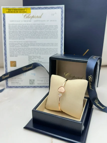Chopard-Happy-Hearts-Bangle-85A007-5021-18k-Rose-Gold-Certificate