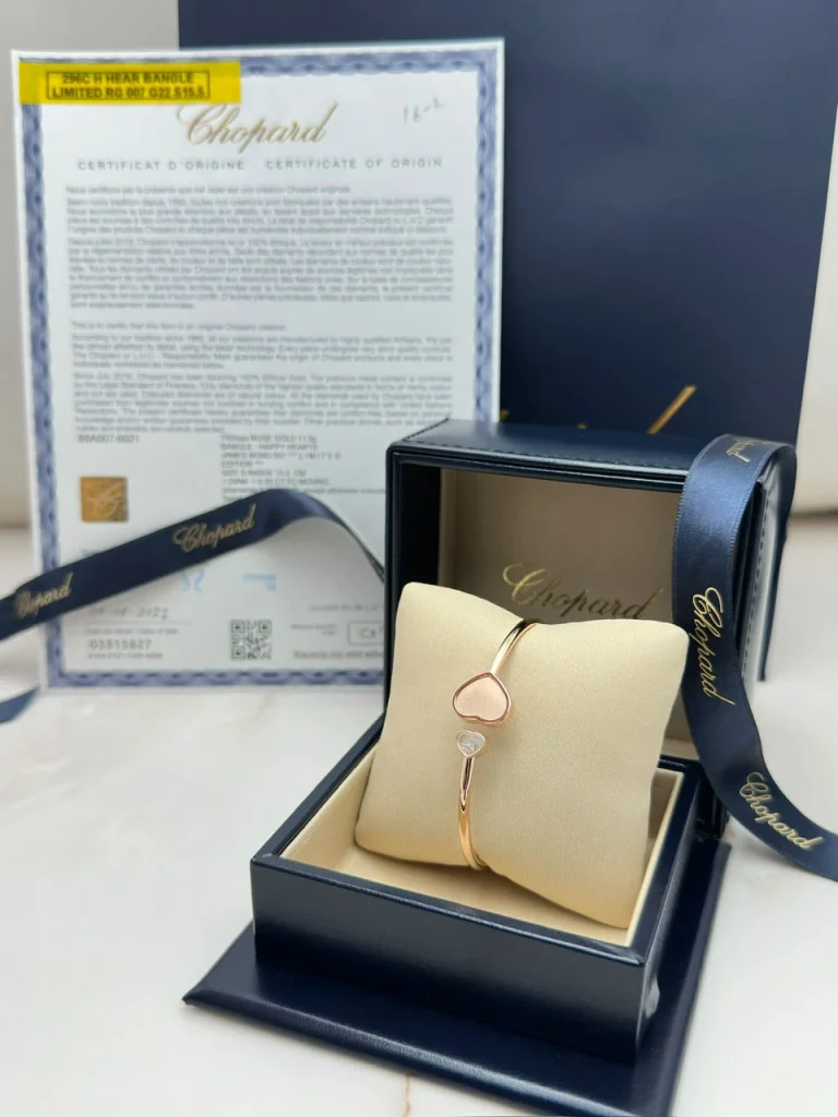 Chopard-Happy-Hearts-Bangle-85A007-5021-18k-Rose-Gold-Certificate