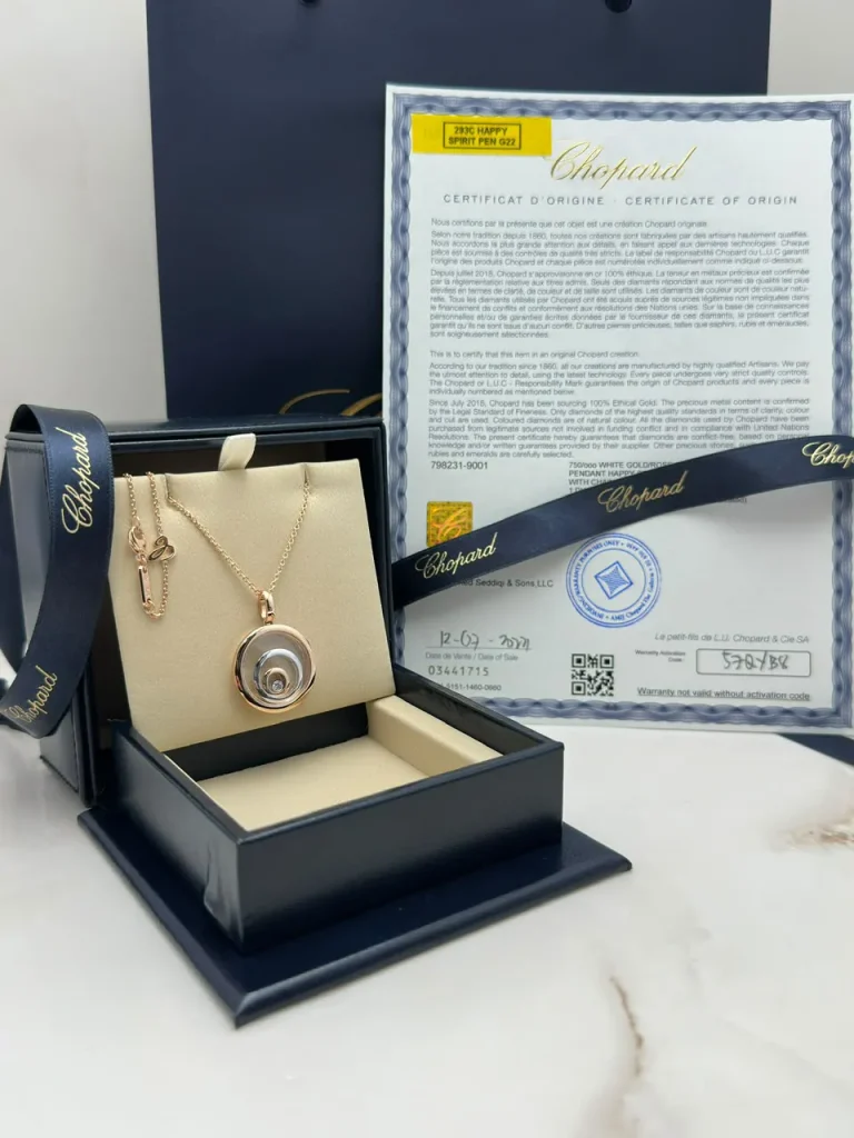 Chopard-Happy-Spirit-Ladies-Pendant-798231-9001-Ethical-White-Gold-Rose-Gold-Certificate