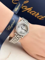 Chopard-Happy-Sport-Steel-Watch-Diamonds-White-Dial-Hand