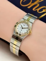 Chopard-ST.Mortiz-Watch-Small-Model-18k-Yellow-Gold-Steel-Diamonds-Hand