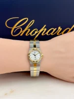 Chopard-ST.Mortiz-Watch-Small-Model-18k-Yellow-Gold-Steel-Diamonds-Original