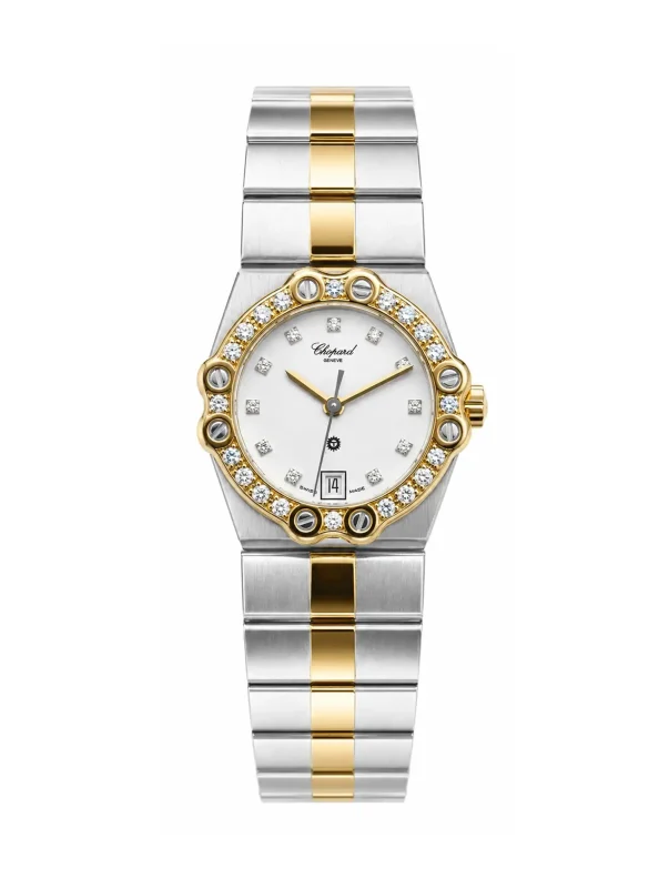 Chopard-ST.Mortiz-Watch-Small-Model-18k-Yellow-Gold-Steel-Diamonds-Quartz-24