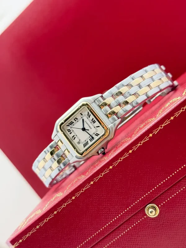 Panthere-De-Cartier-Ladies-Watch-18k-Yellow-Gold-Medium-Model-Quartz
