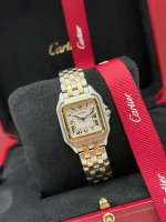 Panthere-De-Cartier-Ladies-Watch-18k-Yellow-Gold-Steel-Medium-Model-Box
