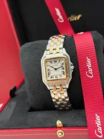 Panthere-De-Cartier-Ladies-Watch-18k-Yellow-Gold-Steel-Quartz