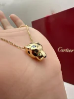 Panthere-De-Cartier-Pendant-CRB7224757-18k-Yellow-Gold-Onyx-Tsavorite-Garnets-Rare-Side