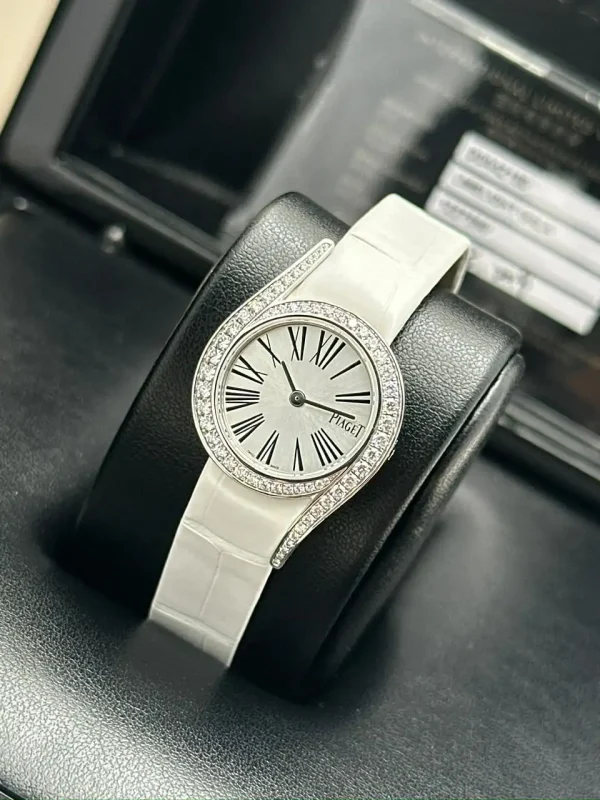 Piaget-Limelight-Gala-Diamond-Watch-G0A42150-18k-White-Gold-Silver-Dial-Box