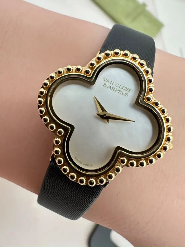 Van-Cleef-Arpels-Alhambra-Small-Model-Watch-VCARD22000-Yellow-Gold-MOP-Dial-Near