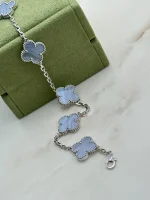Van-Cleef-Arpels-Vintage-Alhambra-Bracelet-VCARD34700-5-Motifs-18k-White-Gold-Chalcedony