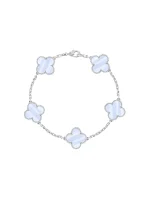 Van-Cleef-Arpels-Vintage-Alhambra-Bracelet-VCARD34700-5-Motifs-18k-White-Gold-Chalcedony-19