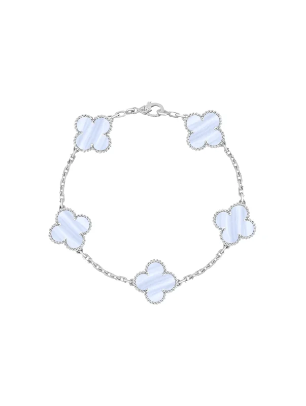 Van-Cleef-Arpels-Vintage-Alhambra-Bracelet-VCARD34700-5-Motifs-18k-White-Gold-Chalcedony-19