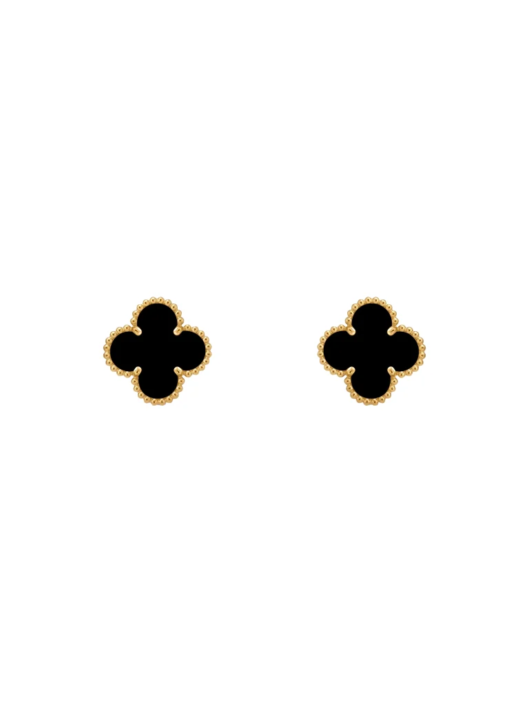 Van-Cleef-Arpels-Vintage-Alhambra-Earrings-VCARA44200-18k-Yellow-Gold-Onyx