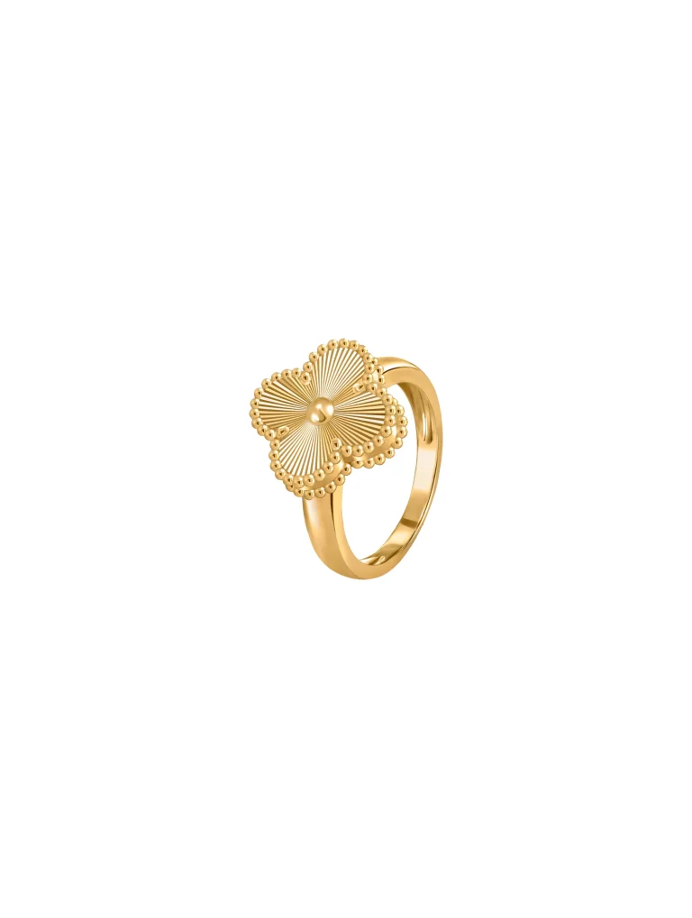 Van-Cleef-Arpels-Vintage-Alhambra-Guilloche-Ring-ARP61350-18k-Yellow-Gold-50