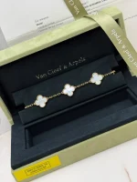 Van-Cleef-Arpels-Vintage-Alhambra-MOP-Bracelet-VCARA41800-18k-Yellow-Gold