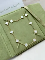 Van-Cleef-Arpels-Vintage-Alhambra-Necklace-10-Motifs-Yellow-Gold-MOP-VCARA42800