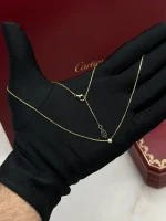 Cartier-DAmor-Mini-Model-Pendant-B7224517-18k-Yellow-Gold-Diamond-Hand