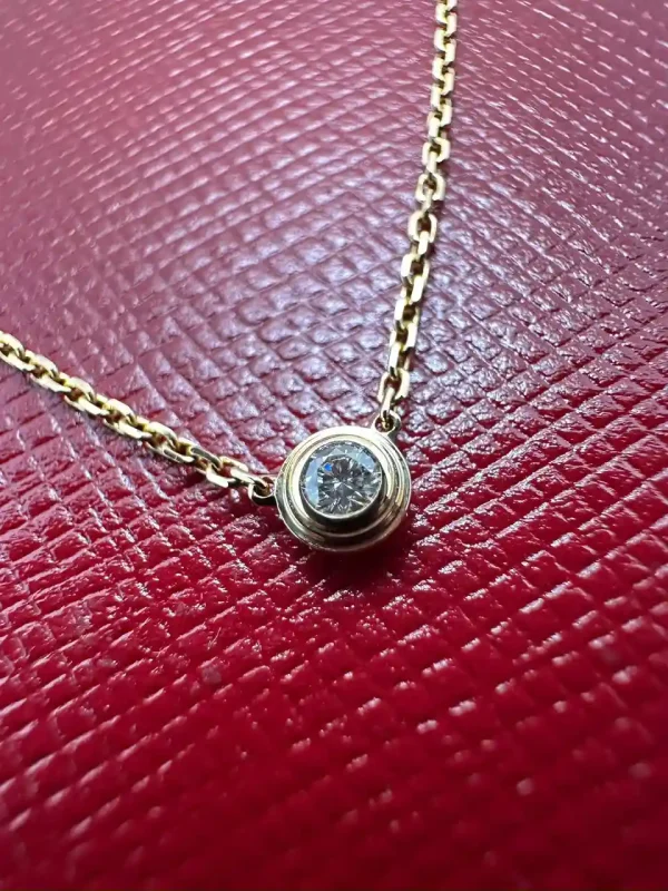 Cartier-DAmor-Mini-Model-Pendant-B7224517-18k-Yellow-Gold-Diamond-Near