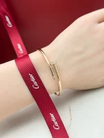 Cartier-Juste-Un-Clou-Diamond-Bracelet-B6065817-18k-Rose-Gold-16-Hand