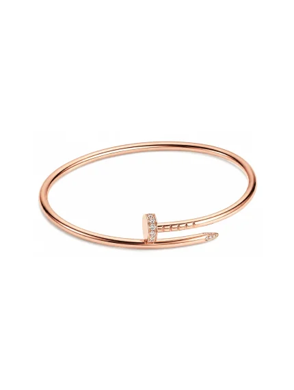 Cartier-Juste-Un-Clou-Diamond-Bracelet-B6065817-18k-Rose-Gold-16-Small-Model