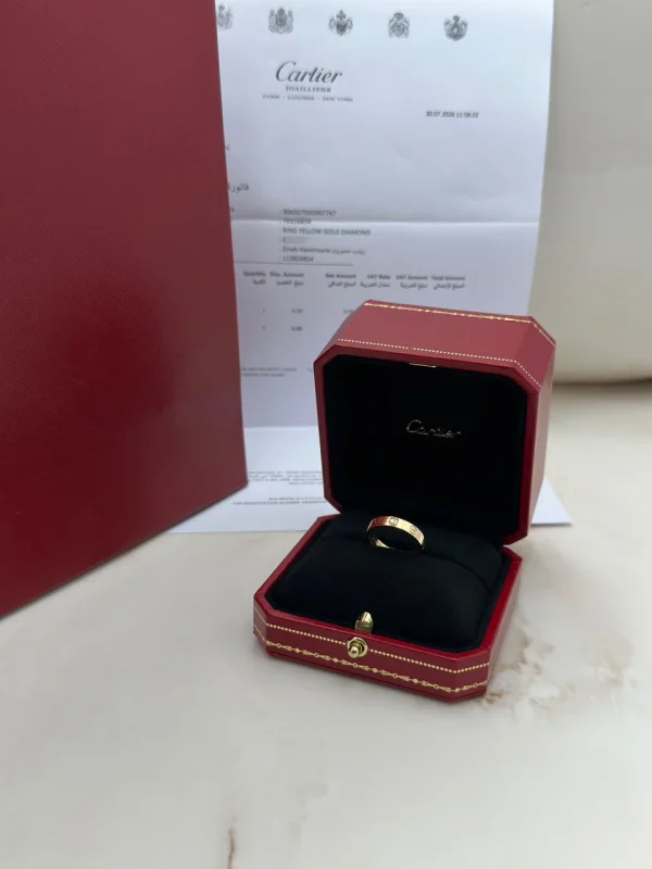 Cartier-Love-Diamond-Ring-CRB4056151-18k-Yellow-Gold-Service-Paper