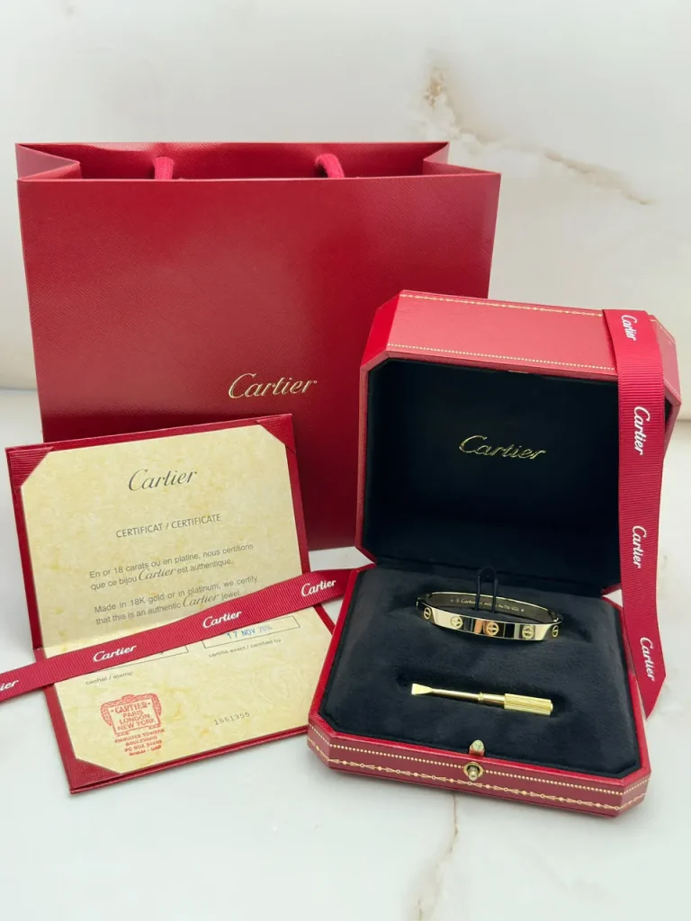 Cartier-Love-Yellow-Gold-Bracelet-CRB6067516-Full-Set