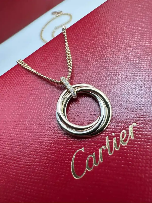 Cartier-Trinity-Medium-Model-Pendant-B7224814-18k-Yellow-Rose-White-Gold-Diamonds