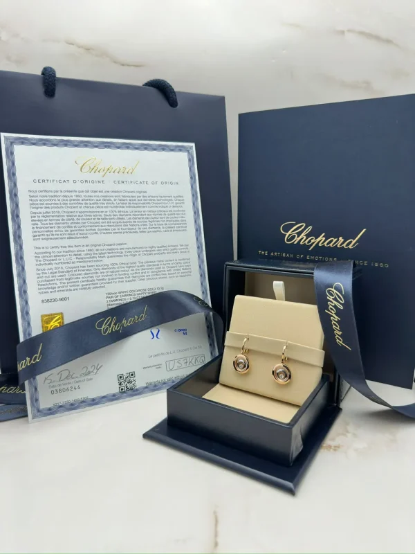 Chopard-Happy-Spirit-Diamond-Earrings-18k-Rose-Gold-White-Gold-Certificate