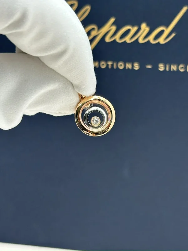 Chopard-Happy-Spirit-Diamond-Earrings-18k-Rose-Gold-White-Gold-Single