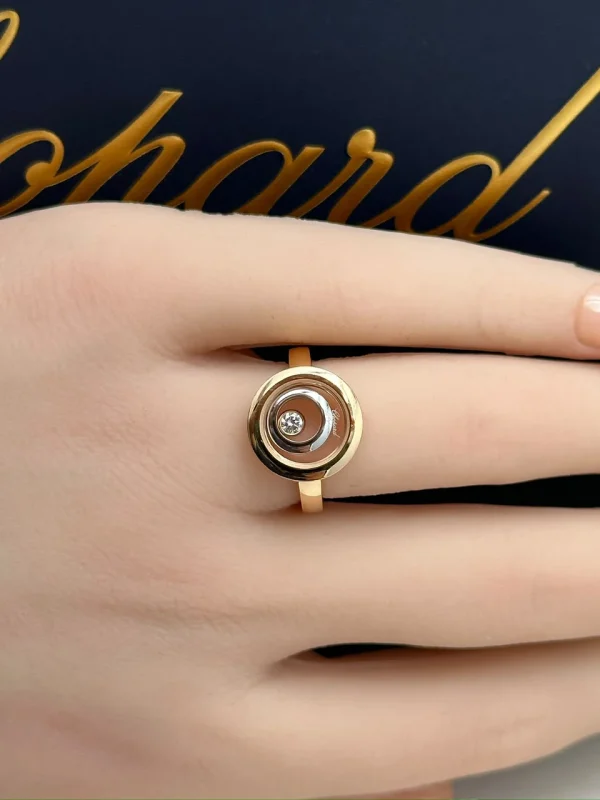 Chopard-Happy-Spirit-Ladies-Ring-828230-9008-18k-Rose-White-Gold-Hand
