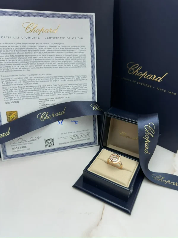Chopard-Happy-Spirit-Ladies-Ring-828230-9008-18k-Rose-White-Gold-Original