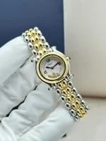 Chopard-Happy-Sport-Ladies-Watch-18k-Yellow-Gold-Steel-Quartz-26-MM