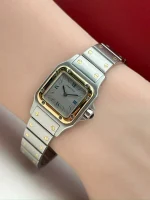 Santos-De-Cartier-Galbee-Watch-18k-Yellow-Gold-Stainless-Steel-Quartz