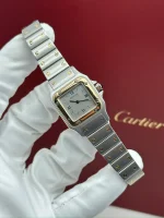 Santos-De-Cartier-Galbee-Watch-18k-Yellow-Gold-Stainless-Steel-Small-Model