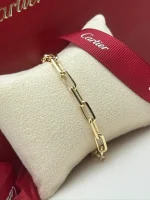 Santos-de-Cartier-Chain-Bracelet-B6021300-18k-Yellow-Gold-Medium-Model