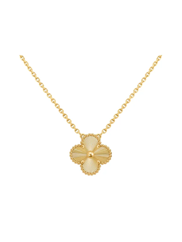 Van-Cleef-Arpels-Vintage-Alhambra-Guilloche-Pendant-VCARP4KL00-18k-Yellow-Gold-42