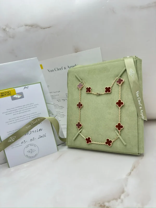 Van-Cleef-Arpels-Vintage-Alhambra-Necklace-10-Motifs-VCARD40600-18k-Yellow-Gold-Certificate
