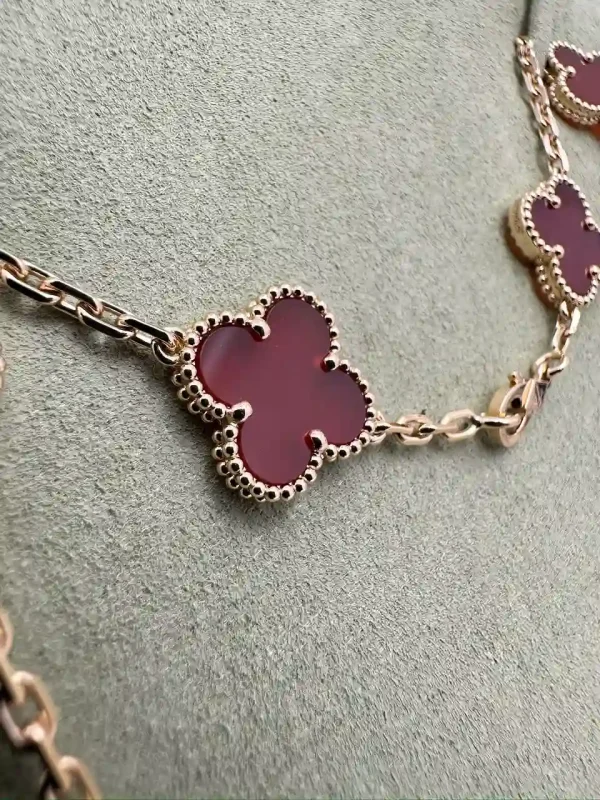 Van-Cleef-Arpels-Vintage-Alhambra-Necklace-10-Motifs-VCARD40600-Carnelian-42