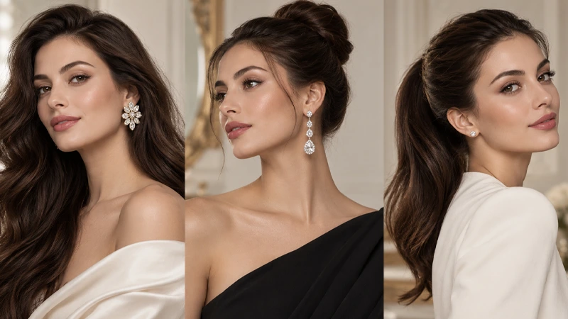 Choosing Earrings Based on Your Hairstyle