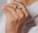 Sell Cartier Love ring in Dubai: gold rings worn on a hand